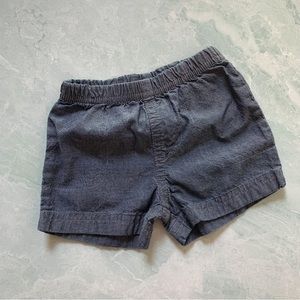Carter’s Chambray Shorts. 0-3M. Never worn. In perfect condition.